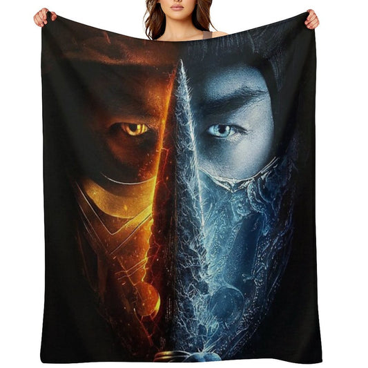 Mortal Kombat Look Throw Blanket