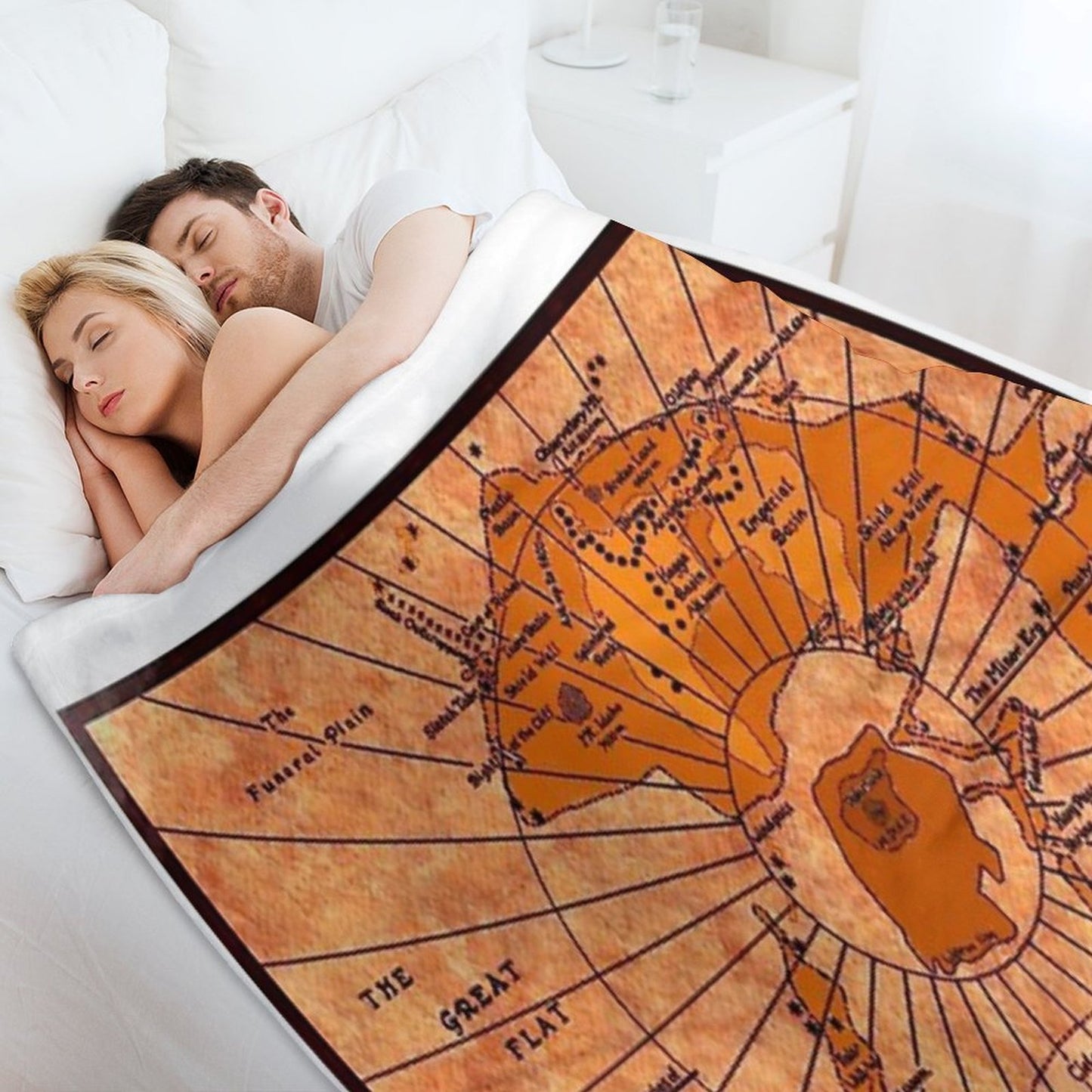 DUNE Map Throw Blanket