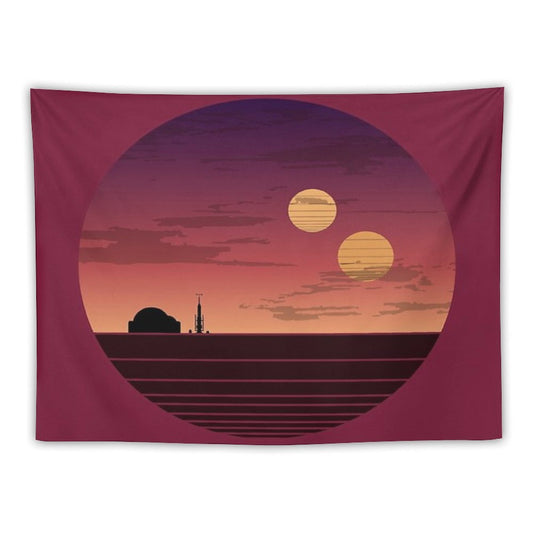 The Binary Sunset Tapestry