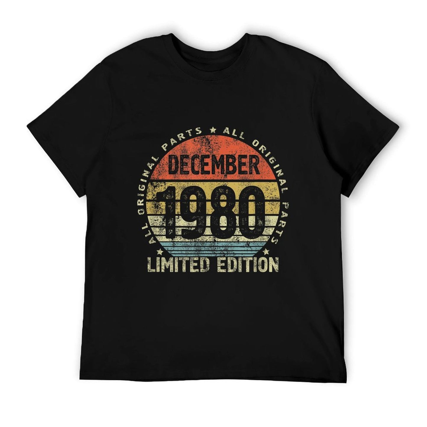 40th Birthday Womens Gift, December 1980 Limited Edition  High-quality Stitching T-Shirt