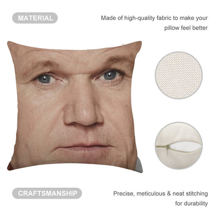 Gordon Ramsay Linen Throw Pillow Cover