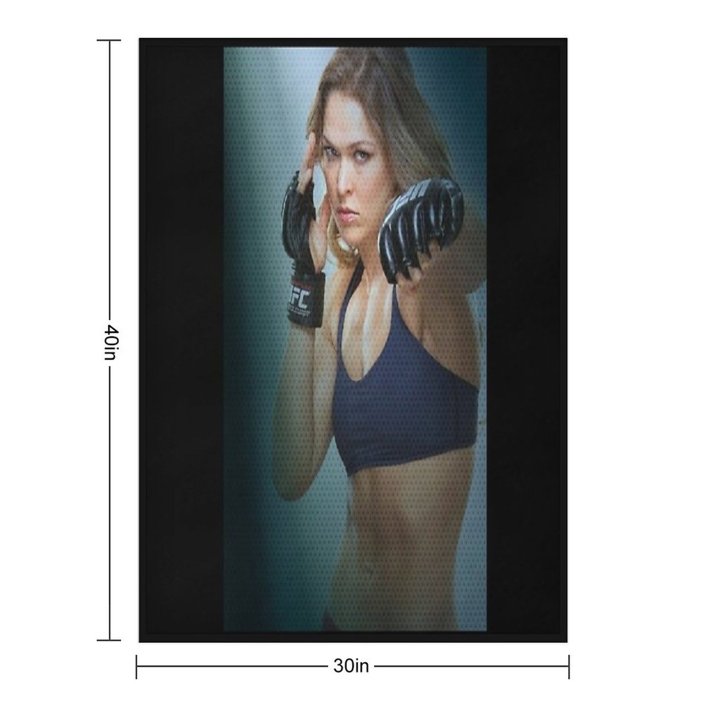 Ronda Rousey Throw Blanket