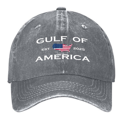 Gulf of USA America EST. 2025 Baseball Caps