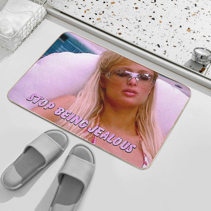 Stop Being Jealous Bath Mat