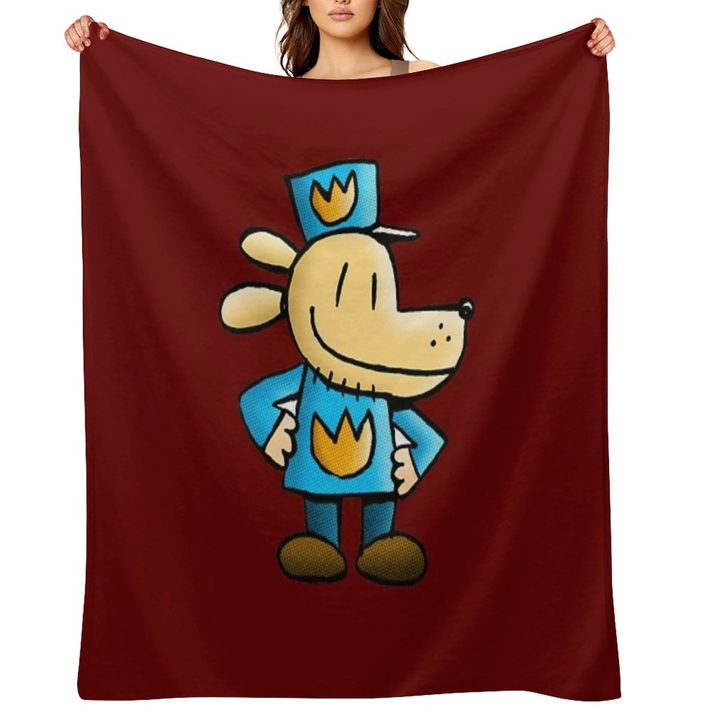 Dogman Throw Blanket