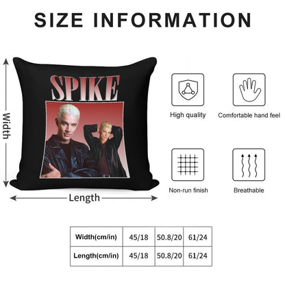Spike Retro Design Classic Throwback Soft Easy Maintenance Throw Pillow