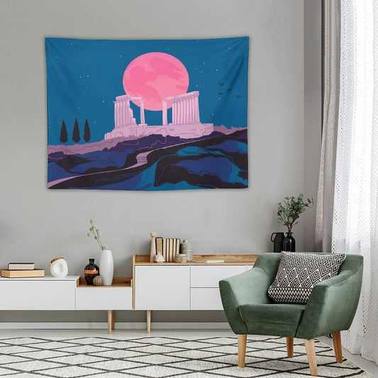 Temple of Poseidon at Sounion Tapestry