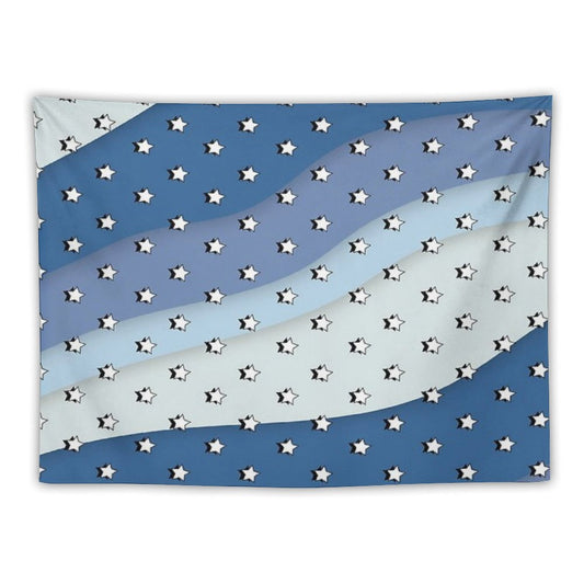 Blue Waves VSCO Stars Tapestry