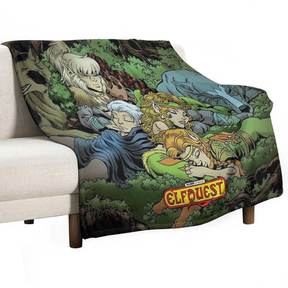 ElfQuest True Peace II Throw Blanket