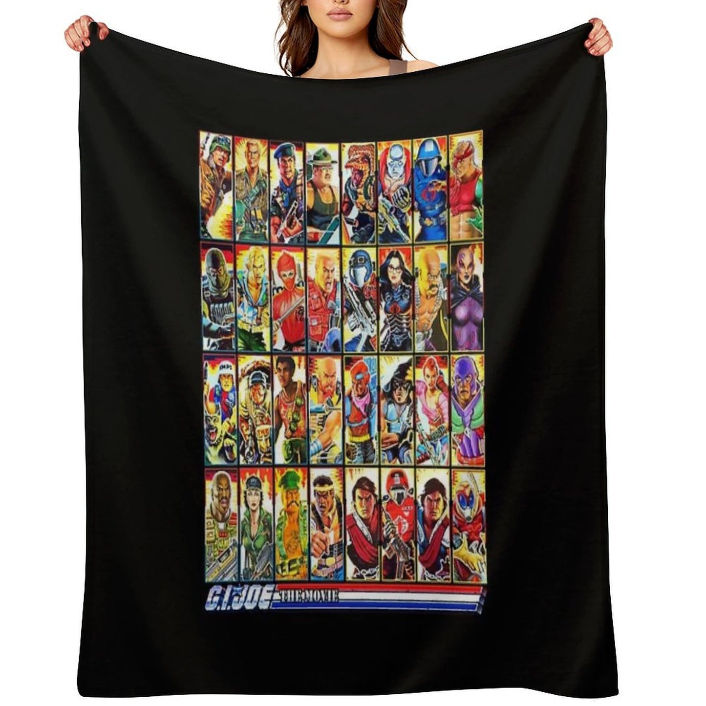 G.I. Joe in The 80s! Movie Edition! Throw Blanket