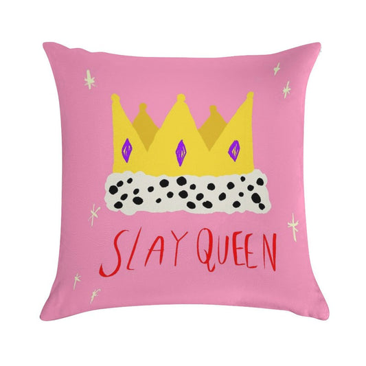 Slay Queen Soft Style Accent Throw Pillow