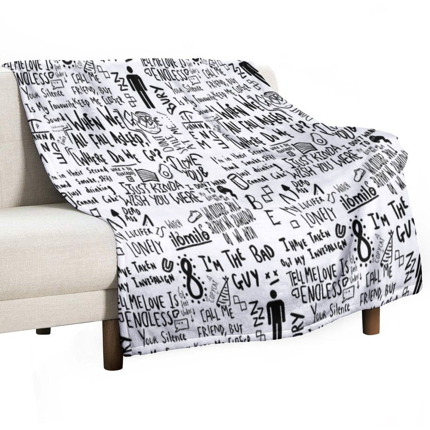 Billie Eilish Throw Blanket