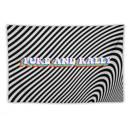 Puke And Rally Tapestry Tapestry