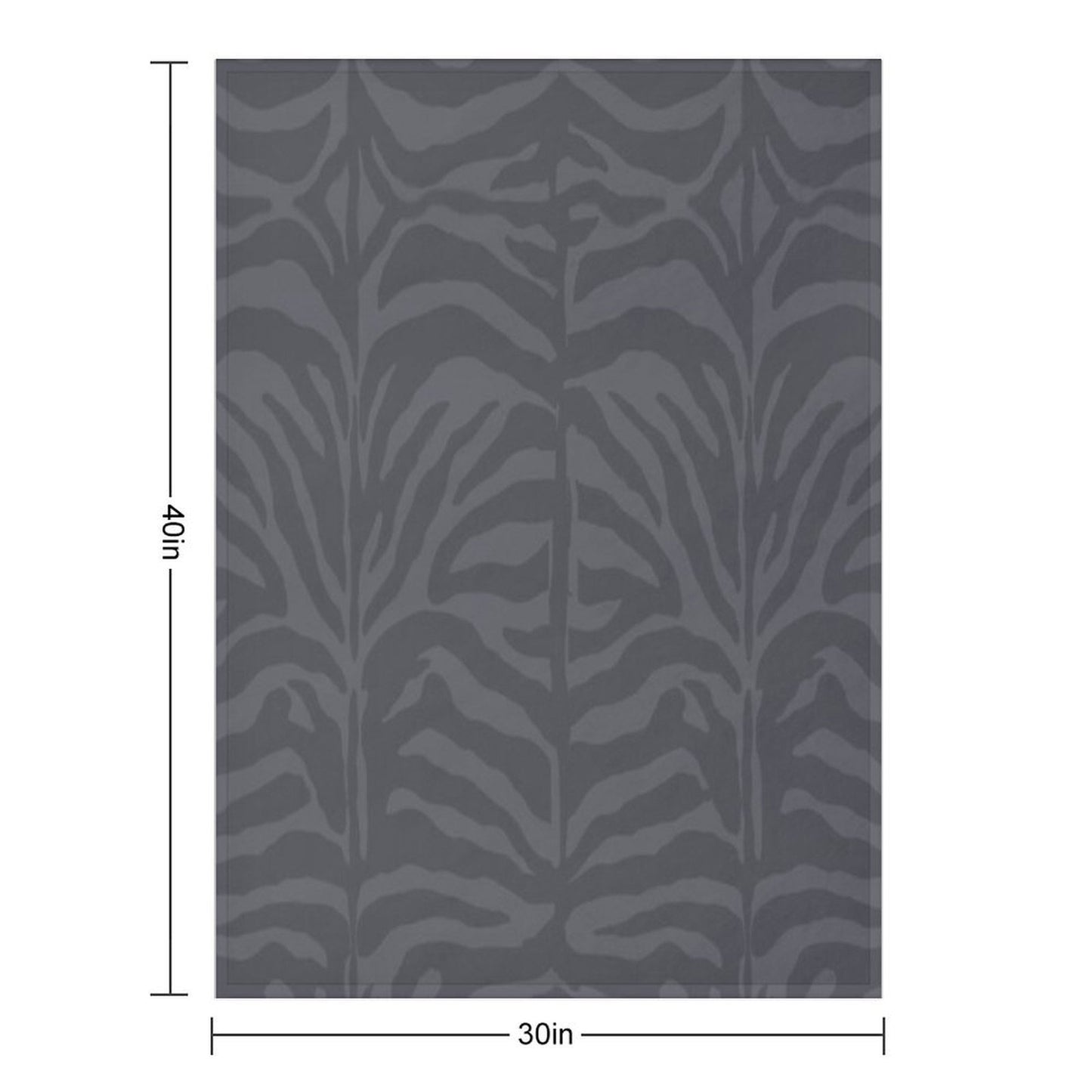 Tiger Print Design Throw Blanket