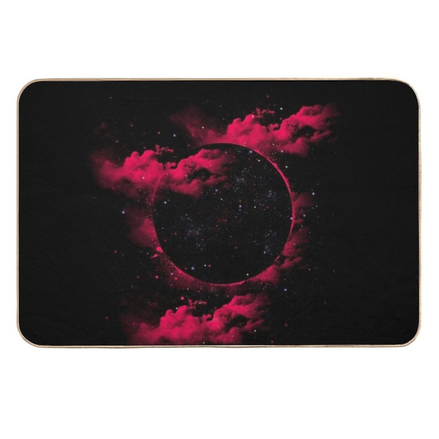 Black Hole  Easy Maintenance Bath Mat