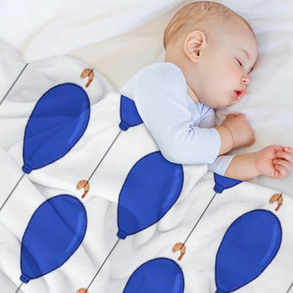 Shrimp Balloon Throw Blanket