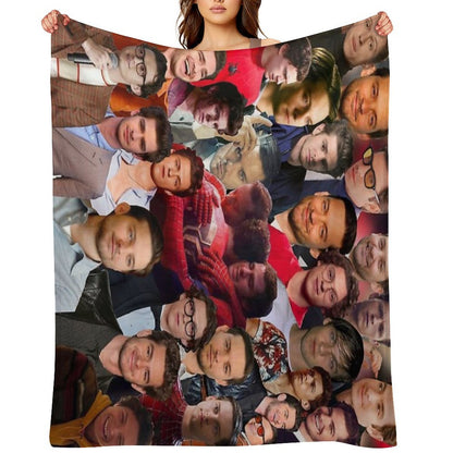 Spider Trio Photo Collage Throw Blanket