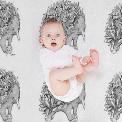 Botanical Echidna Throw Blanket