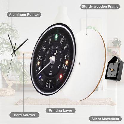 Classic Mini Dash Dial Wall Clock
