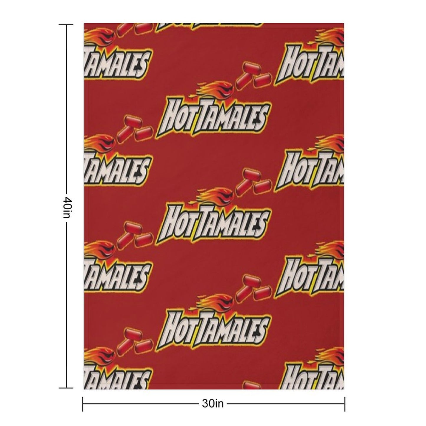 Hot Tamales Throw Blanket
