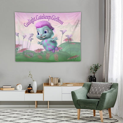 Bibble Gaslight Gatekeep Girlboss Tapestry