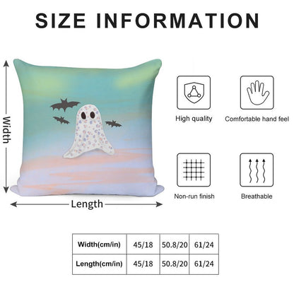 Cheetah Ghost Soft Home Decor Throw Pillow