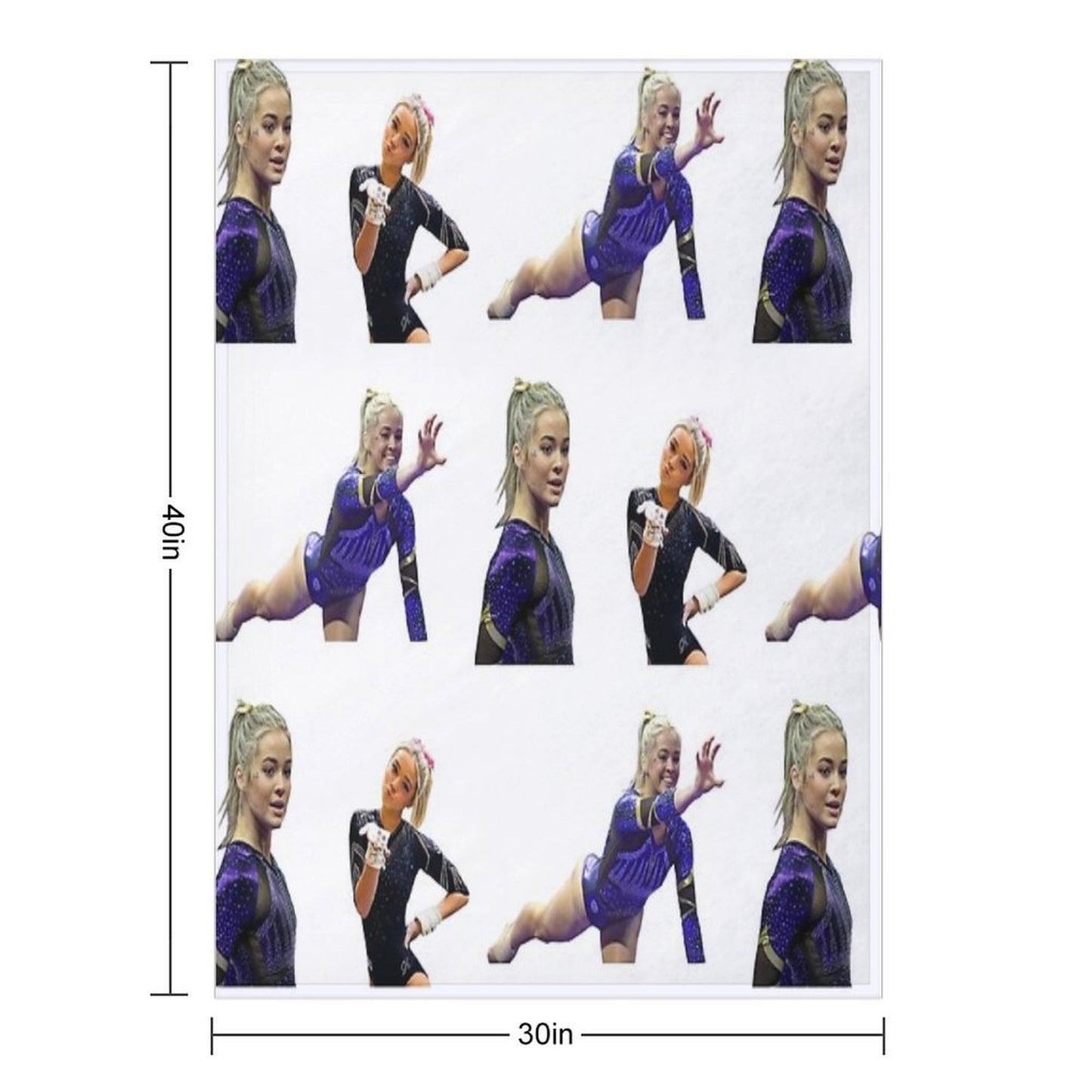 Livvy Olivia Dunne Pack Throw Blanket