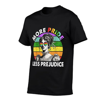 More Pride Less Prejudice Pride Month LGBTQ Gay Lesbian  Affordable Price T-Shirt