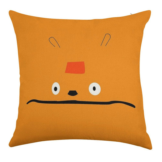Glottis Linen Throw Pillow Cover