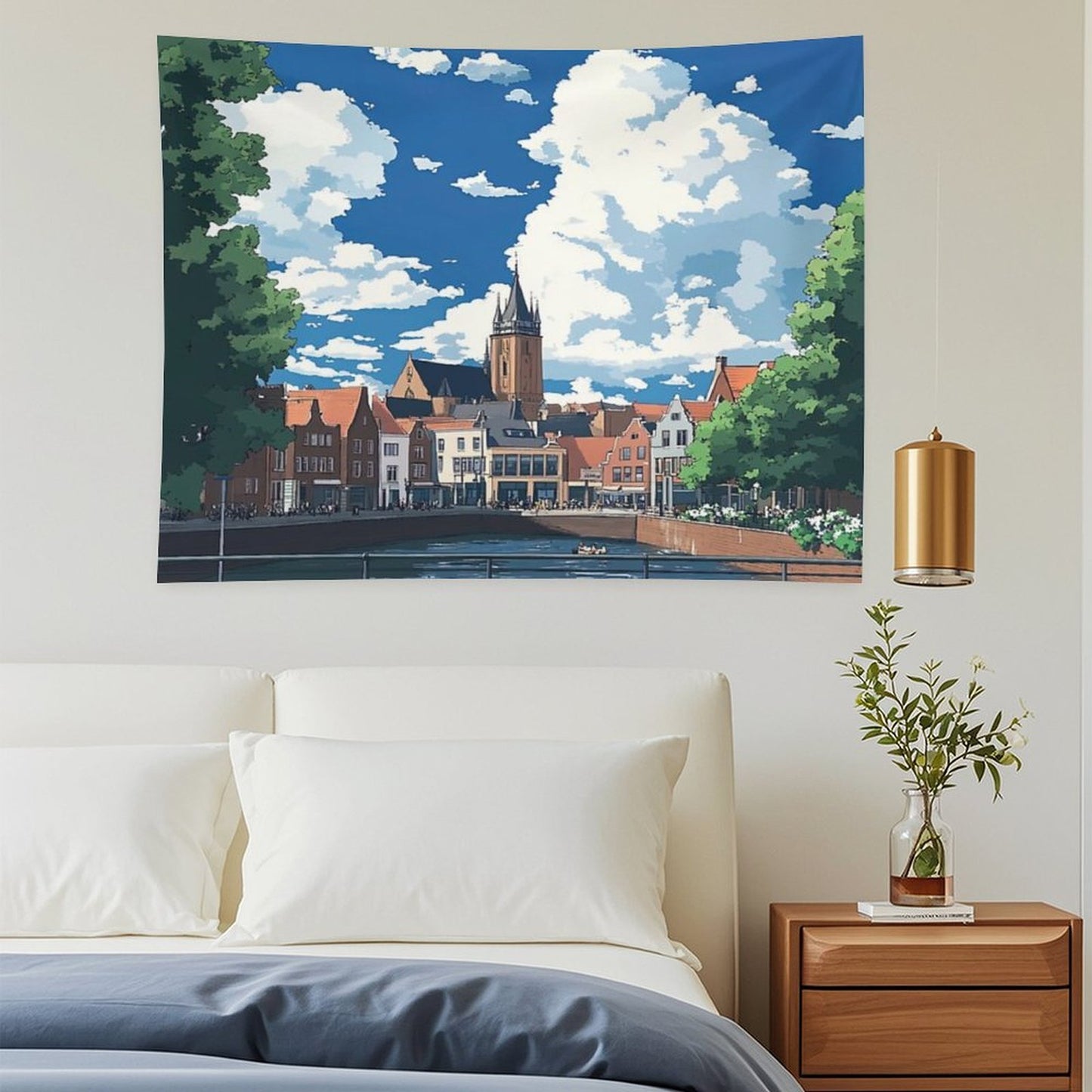 Nijmegen  Anime Style Tapestry