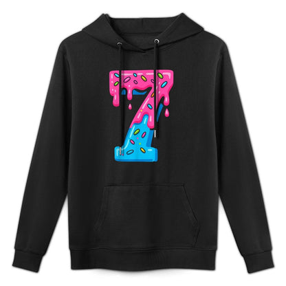 6 7 Couple Halloween Costume Ice Cream Drip Gen Alpha Slang Moisture-Wicking Hoodie