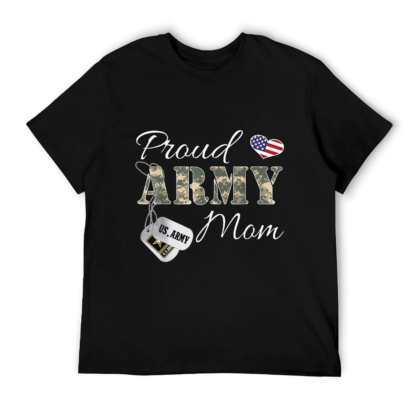Proud Army Mom Army Graduation Gift Military Mom T-shirt T-Shirt