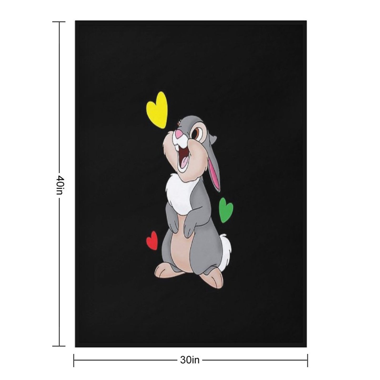Thumper from Bambi Throw Blanket