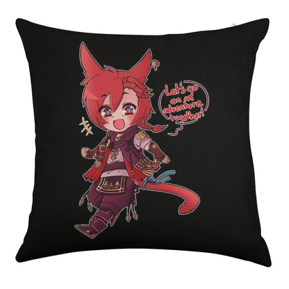 G'raha Tia, At Your Service Linen Throw Pillow Cover