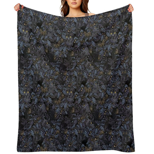 Fit In (moonlight Blue) Throw Blanket