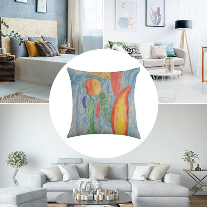 Leaf Leaf Mania Linen Throw Pillow Cover