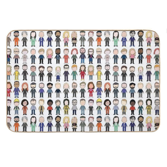 Cast Poster Taskmaster First Ten Series Bath Mat