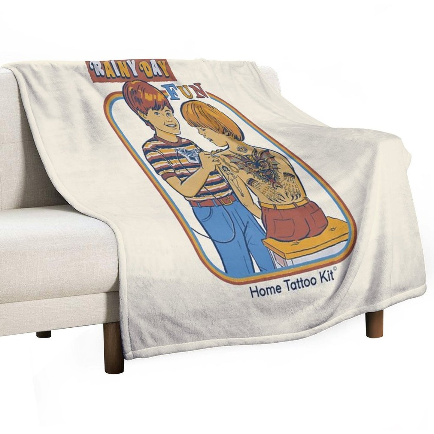 Rainy Day Fun Throw Blanket