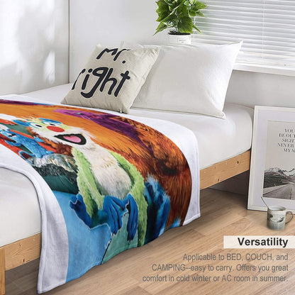 Bear in The Big Blue House Throw Blanket