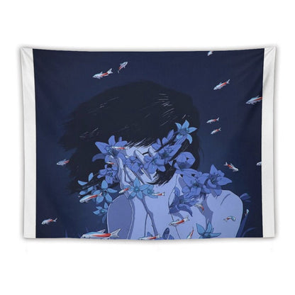 Perfect Blue Tapestry