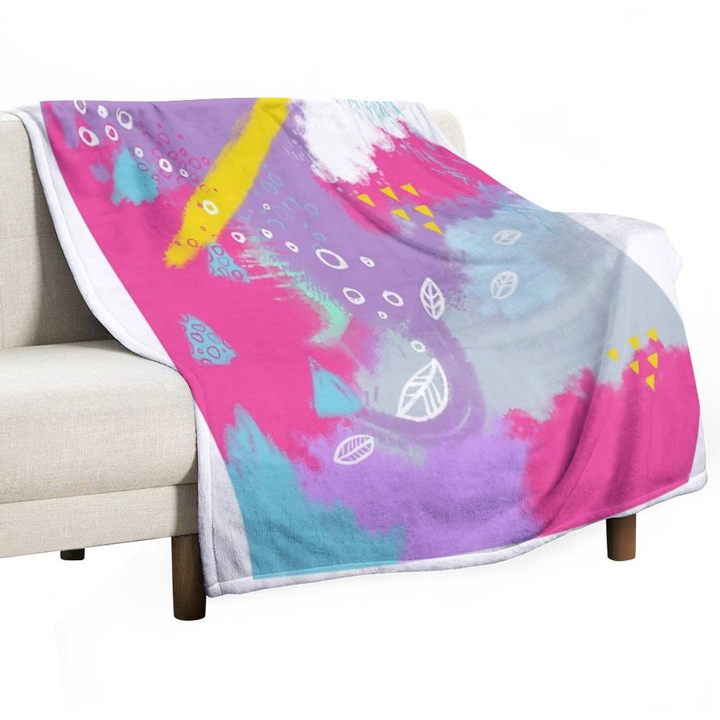 Be Bright New Design by What-Katy-Loved Throw Blanket