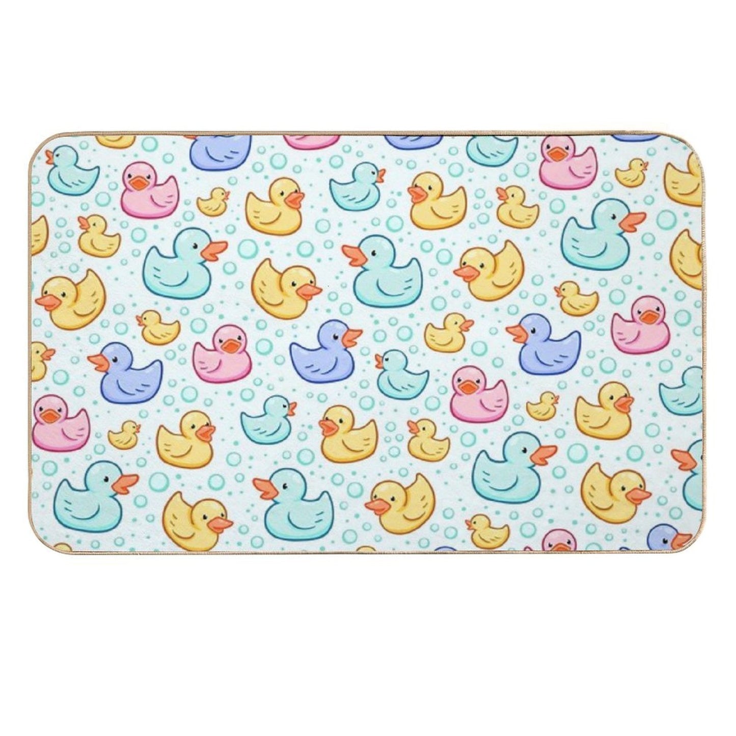 Rubber Duckie  Dirt-Trapping Bath Mat