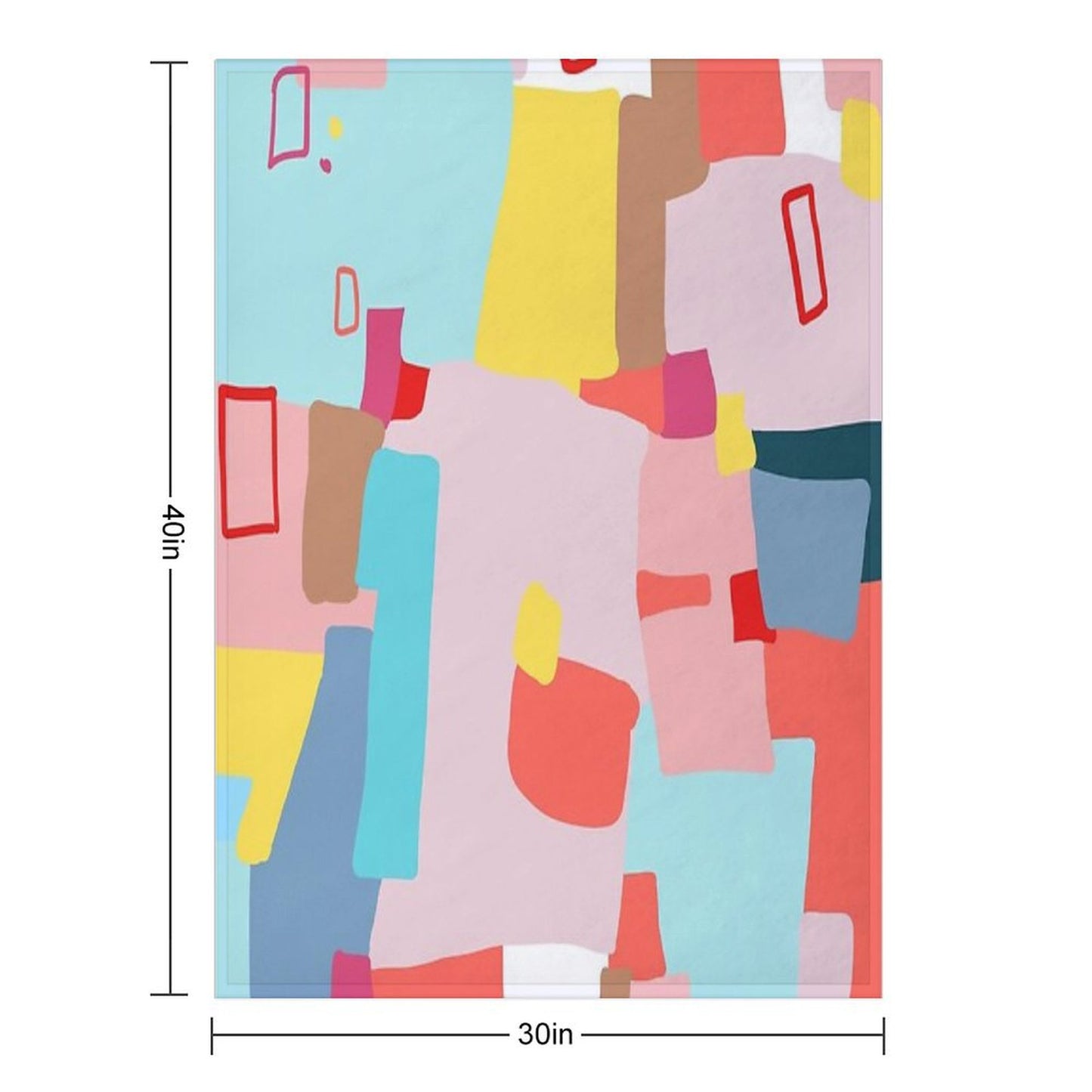 Windows of Possibility #abstractart #painting Throw Blanket