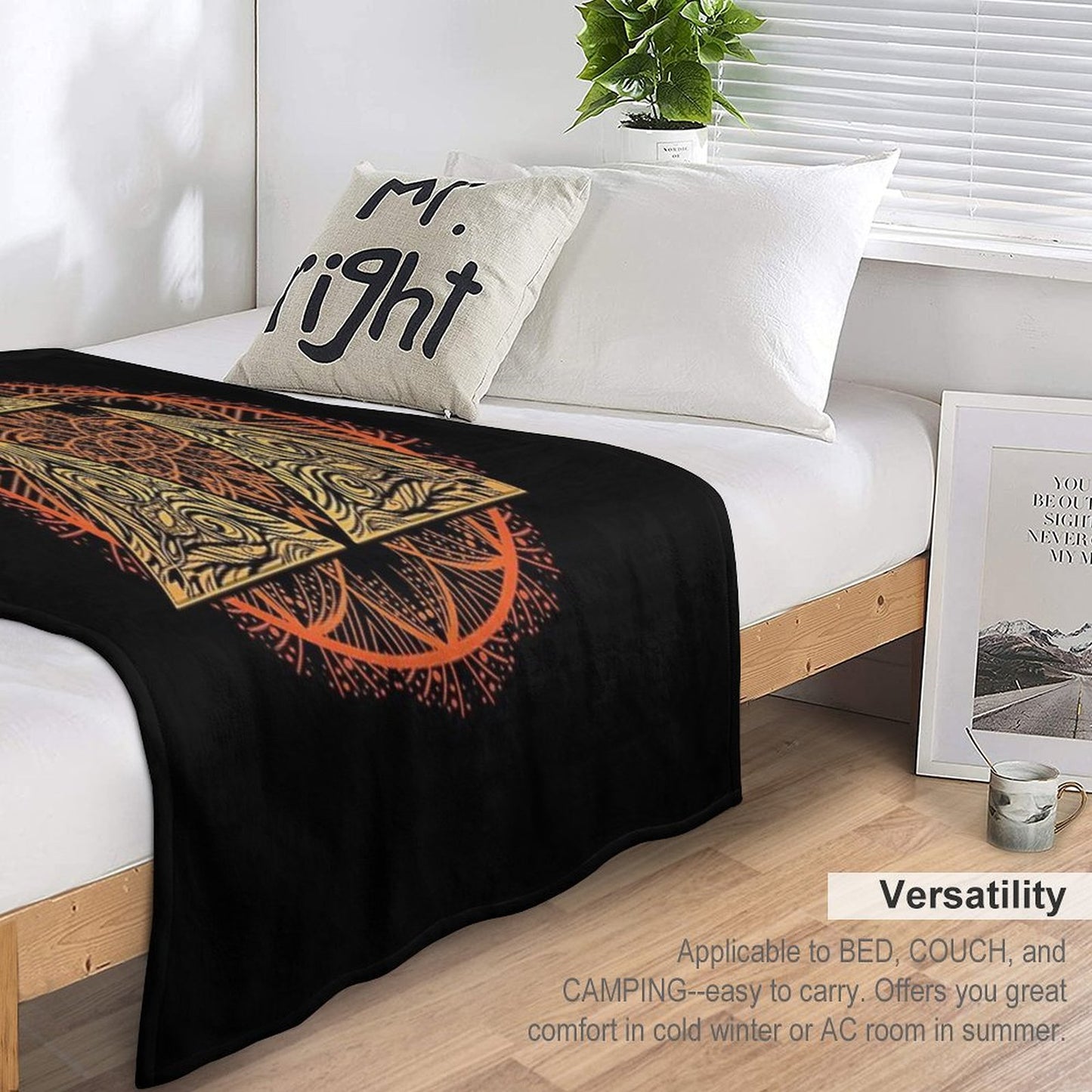 Mandalaforce Throw Blanket