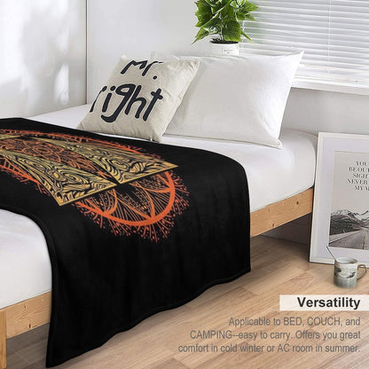 Mandalaforce Throw Blanket