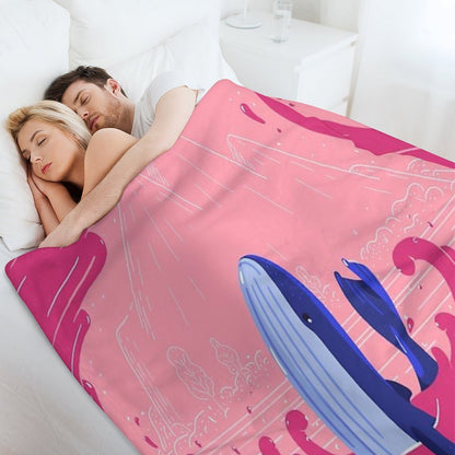 Whale Throw Blanket