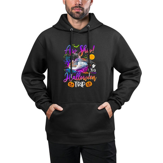 Aw Ship Halloween Trip Family Cruising Crew Cruise Squad Customizable Surface Hoodie