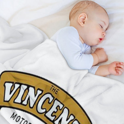 Vincent Rapide Motorcycle Throw Blanket
