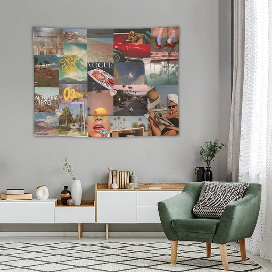 Summer Dream Collage Tapestry