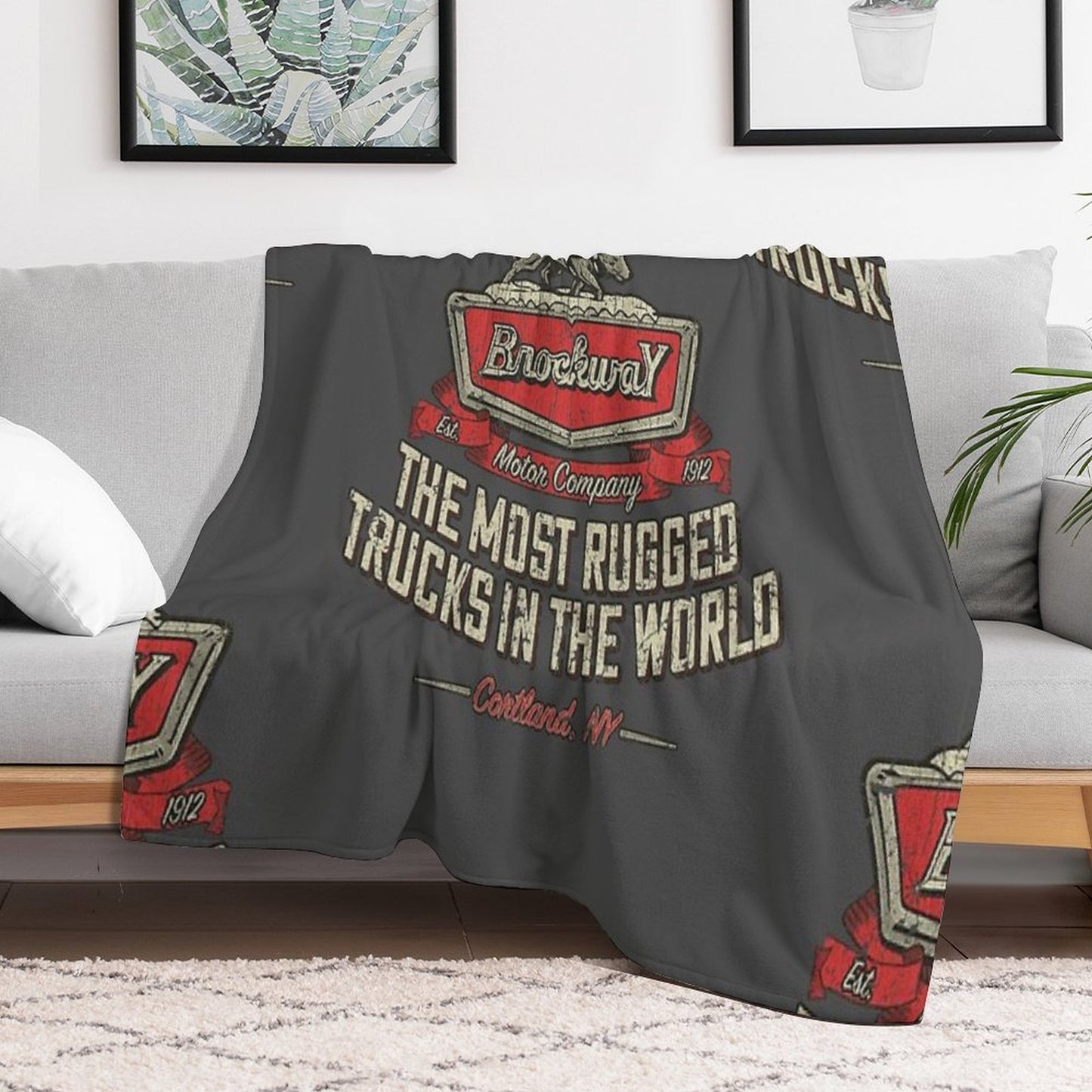 Brockway Motor Company 1912 Throw Blanket